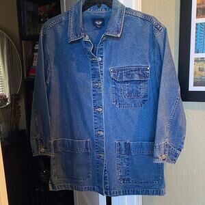 VTT Dockers Blue Jean chore barn jacket medium